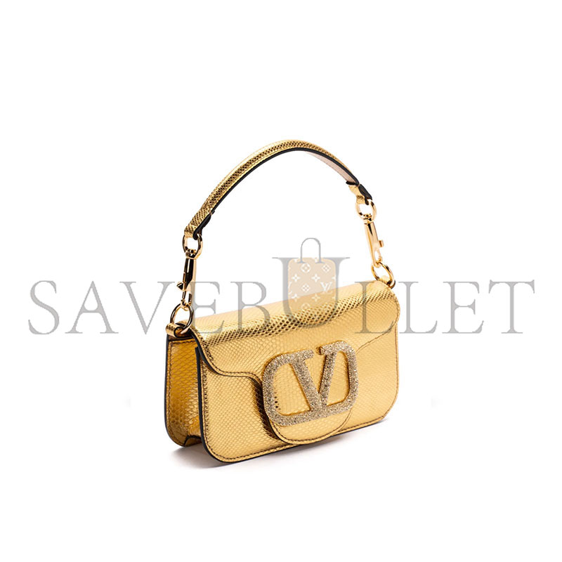 VALENTINO GARAVANI ALLTIME METALLIC SHOULDER BAG (20*11*5cm)